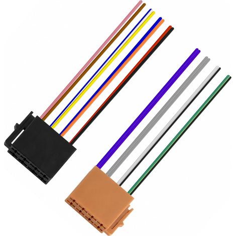 Adaptateur autoradio ISO 16 broches - Faisceau à fils libres (1/5)
