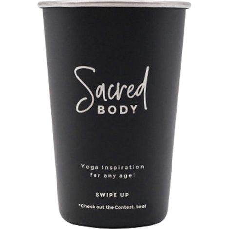 Gourde isotherme Delicacy Kitchen 500 ml en acier inoxydable incassable pour boissons froides, eau et thé glacé.-Black C (1/5)