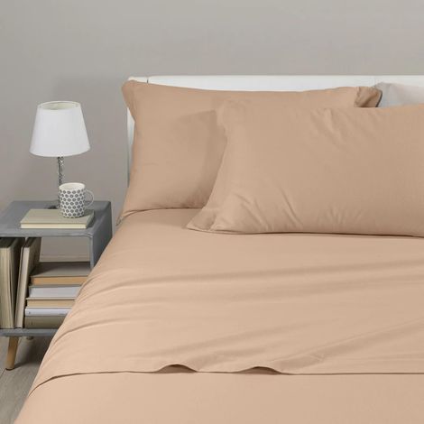 Parure de lit avec Housse de Couette 100% Coton – 2 Taies d’Oreiller 50x80 cm, Linge de Lit Confortable et Elégant - Housses de Couettes Pour 1 Personne ou 2 Personnes (1/5)