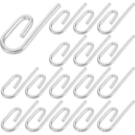 50pièces Crochets de Rideaux Métal à Épingle Crochets Lourds pour Rideaux Plissés de Fenêtre Porte et Salle de Bain Installation Facile et Design Polyvalent (1/5)