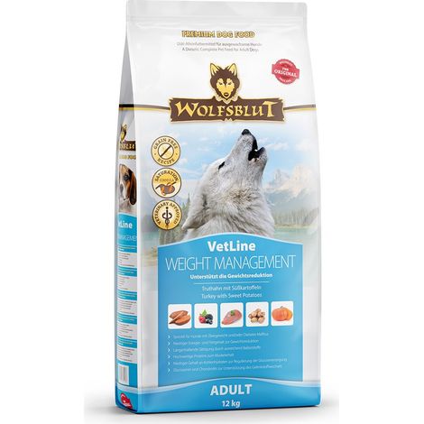 Croquettes WOLFSBLUT VetLine Gestion du poids pour chiens, 12 kg (1/3)