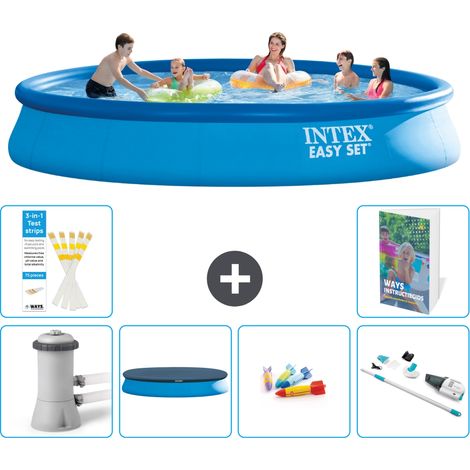 Intex Piscine Easy Set Ronde - 457x84 cm - 7-pièces S269 (1/5)