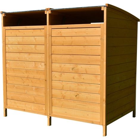 Melko Mülltonnenbox 240L Mülltonnenunterstand Mülltonnenverkleidung Mülltonnenhaus (1/5)