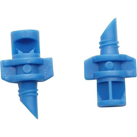 Arroseur Automatique à Réfraction 90°/180°/360° pour Arbres Fruitiers - Tête d'Irrigation Bleue, Lot de 100 Pièces