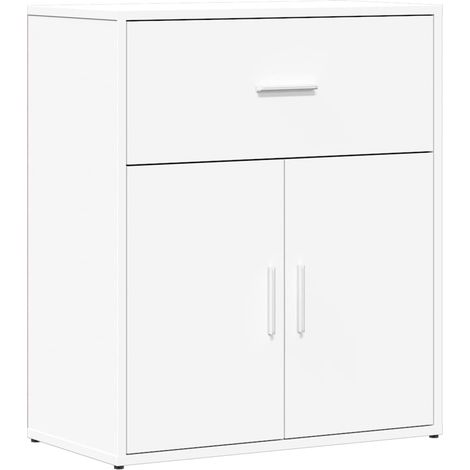 Credenza buffet cassettiera mobile contenitore organizer cucina soggiorno soggiorno 60 x 31 x 70 cm derivati del legno bianco 020030341