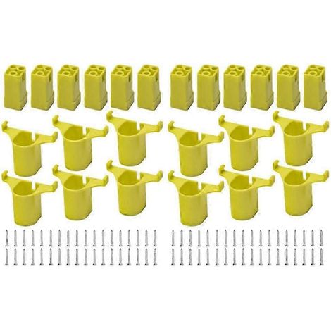 12+12 Werkzeug- und Akkuhalterungen, kompatibel mit Ryobi 18V Akku-Werkzeugen und -Akkus, zur Organisation Ihrer 18V Akku-Werkzeugsammlung – JXLGV (1/5)