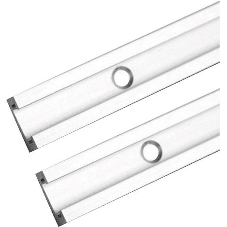 rails de guidage en aluminium pour scies circulaires, compatibles avec les gabarits de scie circulaire (500 mm et 400 mm) WHBYV (1/4)