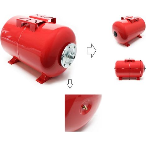 Réservoir à pression vessie 100 Litres pour la surpression de cuve, ballon
