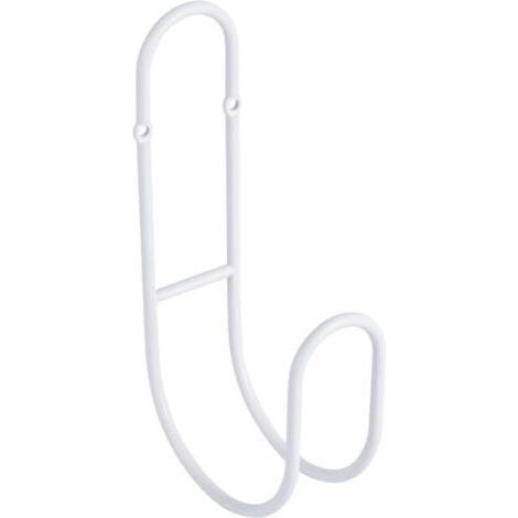 FENOPLASTICASupport de tuyau d'arrosage suspendu - Support de rangement pour tuyau d'arrosage suspendu, corde, pour extérieur (blanc) (1/4)