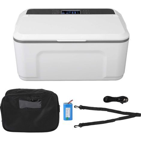 Tragbarer Insulinkühler 2-18°C, Reisekühlbox für Medikamente, Minikühlschrank mit Griff für Diabetiker. (1/5)