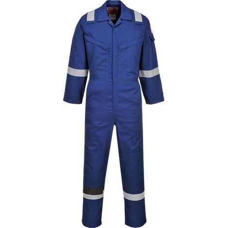 Combinaison Antistatique super légère 210g couleur : Bleu Royal taille L - PORTWEST