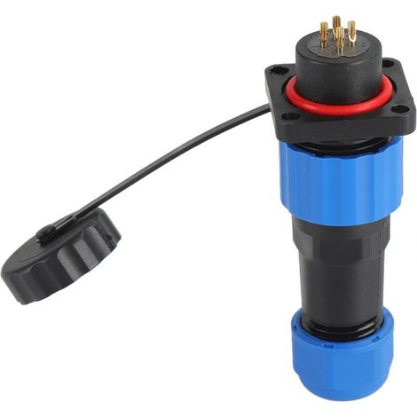 Connecteur d'alimentation carré étanche IP68 pour l'aviation, adaptateur de terminal industriel SP164 broches (250 V 5 A) (1/5)
