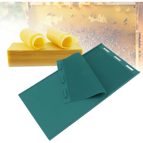 Set mit 2 Silikon-Wachs-Mittelwandformen (5,4 mm) zur Herstellung eigener italienischer Wachs-Mittelwandplatten. Imkereibedarf zum Selbermachen. (1/5)