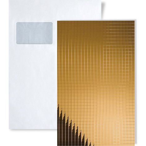 1 SAMPLE PIECE S-27375 WallFace GOLD 20X20 M-Style Collection Sample of decorative panel in DIN A5 size (1/2)