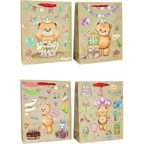 M Teddybär-Geschenktüte