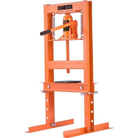 Mophorn 6 Ton Hydraulische Werkstattpresse mit Pressplatten H-Frame Benchtop Press Stand