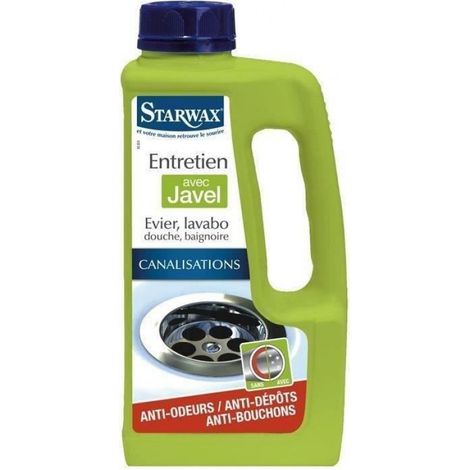 Entretien des canalisations avec javel 1L (1/5)