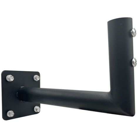 – Support de montage de girouette en métal noir 20cm – Résistant aux intempéries – Installation facile pour toit ou coupole – Universel pour tiges jusqu'à 3/4" (1/4)