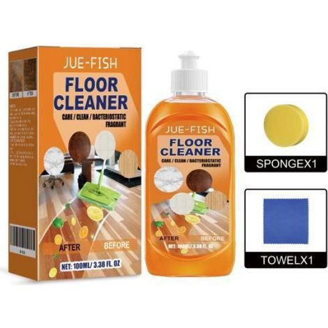 Nettoyant Sol - Liquide Décontamination Multi-Usages - Pour Bois Carrelage Marbre Céramique - 100 ml × 3 (1/5)