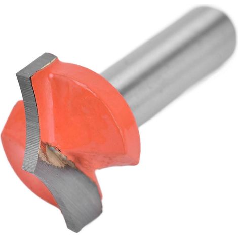 CNC-Fräser, Hartmetallklinge, 45-Gauge-Stahlkörper, PTFE-Beschichtung, 8 mm/0,3 Zoll Rundschaft, sauber