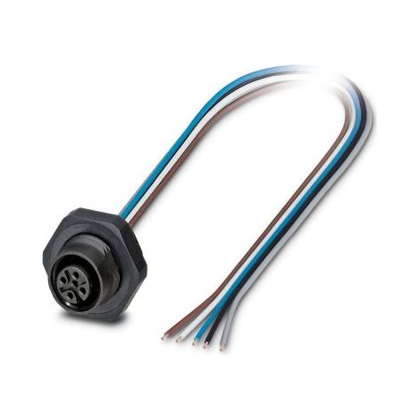 Câble d'actionneur Phoenix Contact 5 conducteurs , M12 Femelle vers M12 Femelle, 500mm ( Prix pour 1 )