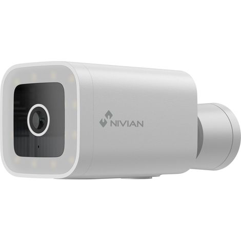NIVIAN - Telecamera Bullet WiFi 2,4Ghz Half4K 2560x1440 Rilevamento di Persone Visione Notturna a Colori Compatibile con Alexa e Google Home Controllo Remoto App Tuya Smart (1/5)