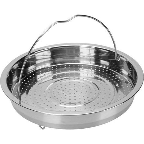 Panier A Vapeur - Acier Inoxydable 304 - Pour Légumes Fruits De Mer Et Boulettes - Compatible Casserole Et Marmite - 1 Pièce (1/5)