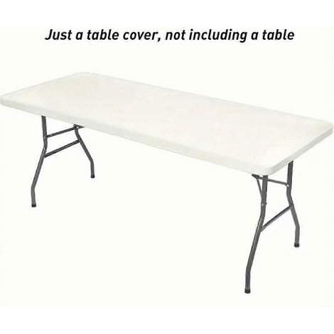 Nappe de protection pliable et lavable de qualité supérieure pour tables rectangulaires de terrasse extérieure - taille 25-26 (1/5)