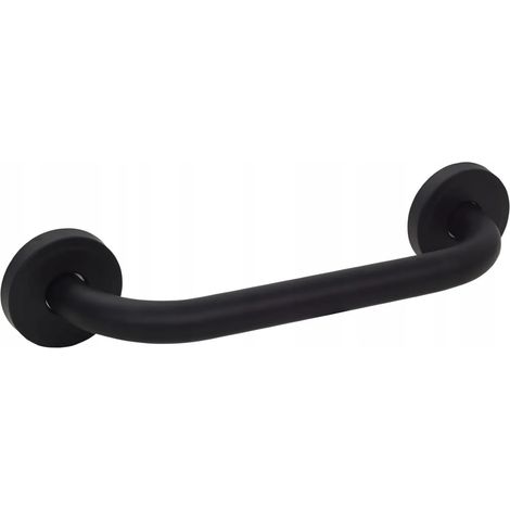 Haltegriff über der Badewanne im Badezimmer, 26,5 cm, schwarz