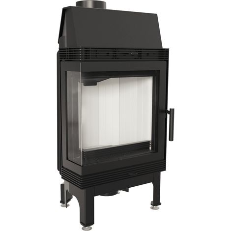 Kamineinsatz aus Stahl KRATKI BLANKA links 8 kW Ø 160 (1/5)