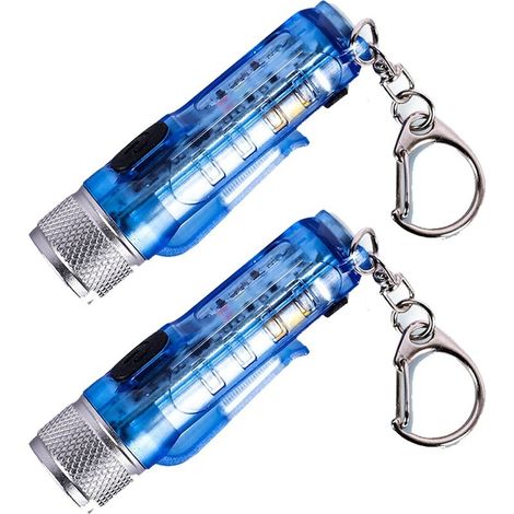 2A mini lamp torch waterproof with a harness powerful and long range, of color blue (1/5)