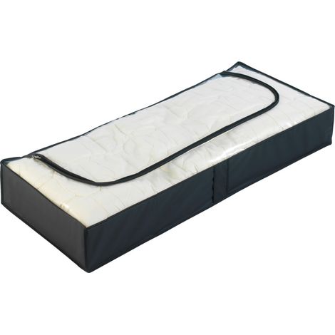 WENKO, Unterbettkommode Deep Black, Kunststoff - Peva (1/2)