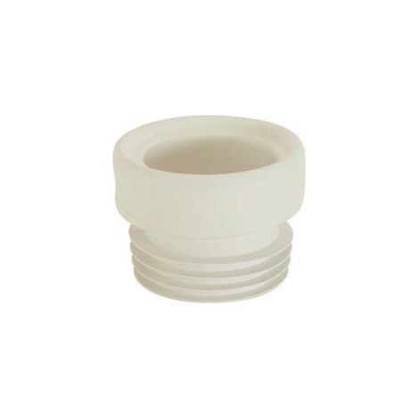 PROLUNGA WC DRITTA IN PVC MORBIDO- - ø interno mm.90-100, lungh. tot. mm.100 - 6 pezzi
