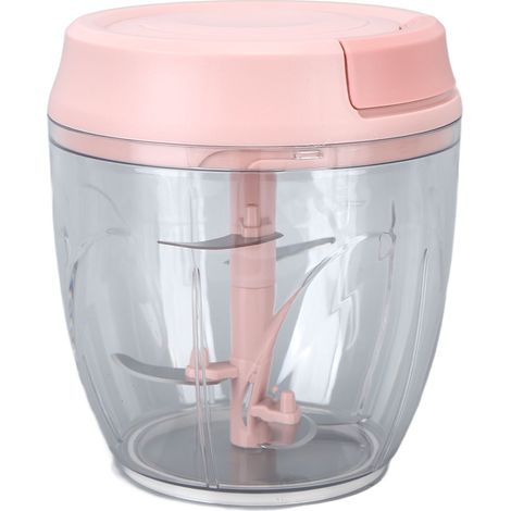 Mini hachoir à ail, rapide et efficace, design ergonomique, fond antidérapant confortable, ustensile de cuisine pour la cuisson L (1/5)