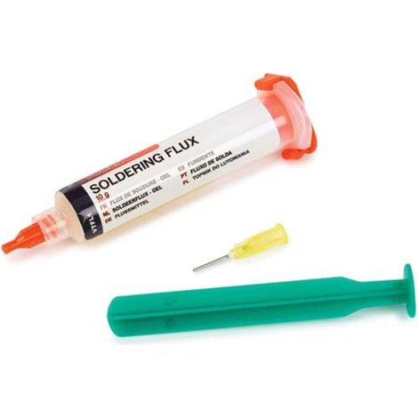 Velleman Lötpaste transparent 10 g, halogenfrei und bleifrei Flussmittelpaste, geeignet für PCB BGA CSP Löten und Elektronikreparatur, starke Haftung für zuverlässige elektrische Verbindungen (1/3)