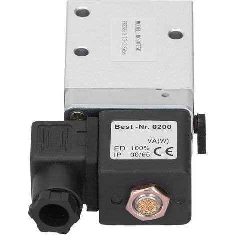 Électrovanne 2 positions 3 voies à commande unique, distributeur directionnel 6 mm de diamètre 8020750AC110V (1/5)