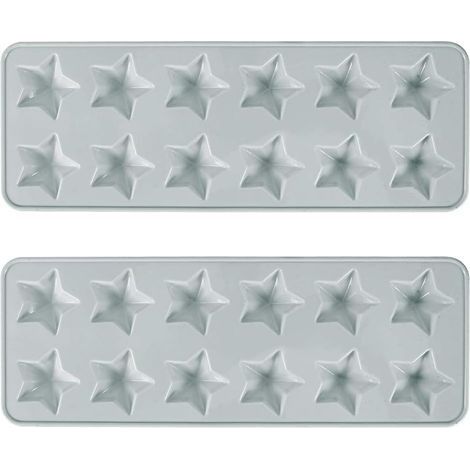 Lot de 2 moules à bonbons Magic Stars à 12 cellules (bleu) (1/2)