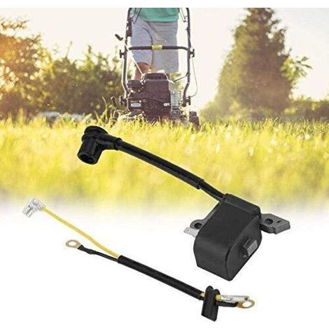 Bobine d'allumage pour tronçonneuse Husqvarna 136 137 141 23 235 240 26 36 41 – Métal durable – Remplacement rapide et efficace - 545199901 (1/5)