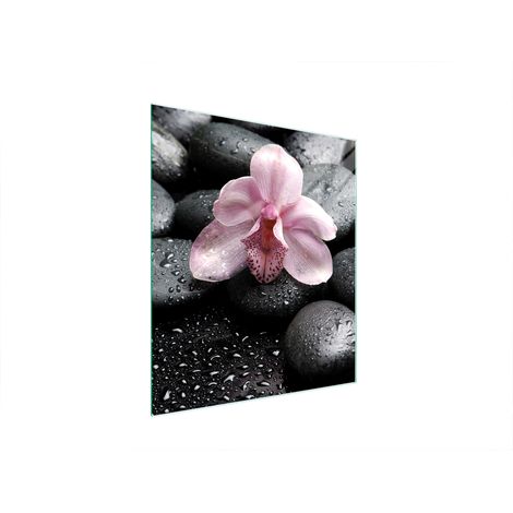 PLANCHE À DÉCOUPER EN VERRE 45x52 ORCHIDÉE (1/5)