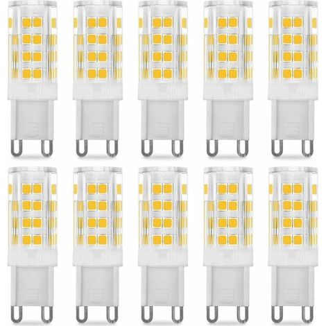 Ampoule LED G9 5W, Equivalent 40W , Blanc Chaud 3000k, 220-240V, 360° angle de faisceau, Pack de 10 (1/5)