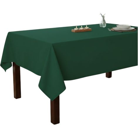 Nappe en polyester Essentiel 145 x 240 cm emeraude