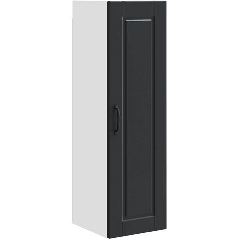 Maison Exclusive - Armadietto a muro PORTO Nero 30 x 31 x 100 cm Legno multistrato