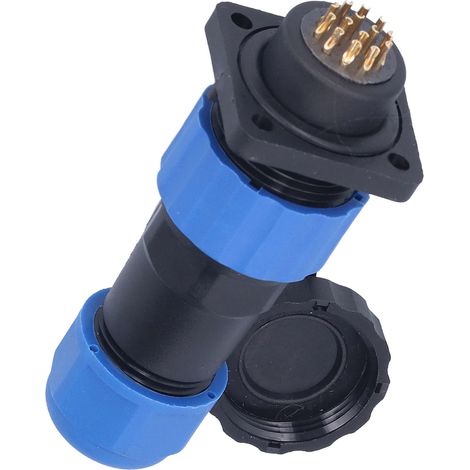 Wasserdichter quadratischer Stromanschluss für Luftfahrtanwendungen, Schweiß- und Industrieadapter, 250 V, 5 A, SP2014-polig (1/5)