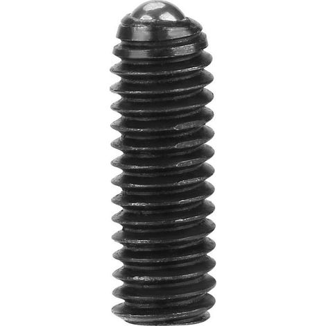Lot 10 pistons à ressort à bille – acier carbone – fileté M4x12 – vis à billes (1/5)