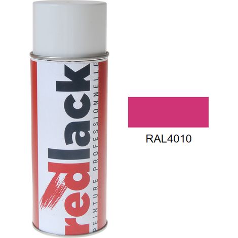Aérosol de peinture – RAL 4010 Telemagenta – Mat – multisupport – Redlack