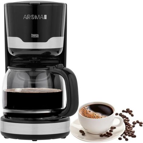 Cafetière Filtre - 1 5 L - Verseuse En Verre Borosilicate - Filtre Permanent Nylon - Système Anti-gouttes - Maintien Au Chaud 40 Min (1/5)