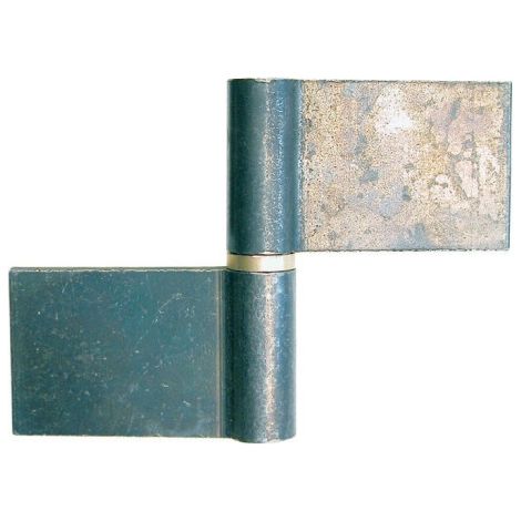 Paumelle de sécurité longue lame - FAURE Gauche                                                             Acier bleu              140