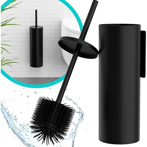 Hanging Toilet Brush Kit - Silicone Brush