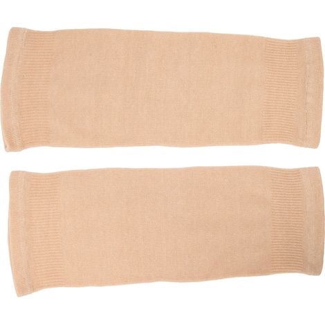 Lot de 2 Genouillères Respirantes Confortables, Fine Extensible Douce, Manche de Protection du Genou Teinte Chair (1/5)