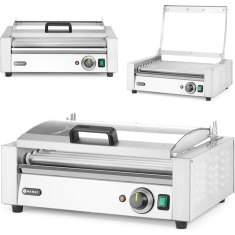 Scalda panini per hot dog con coperchio, 9 panini, 45 cm, 790 W